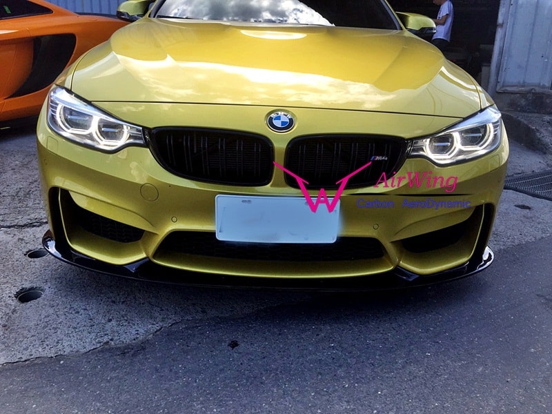 BMW F82 M4 F80 M3 3D carbon front lip 2